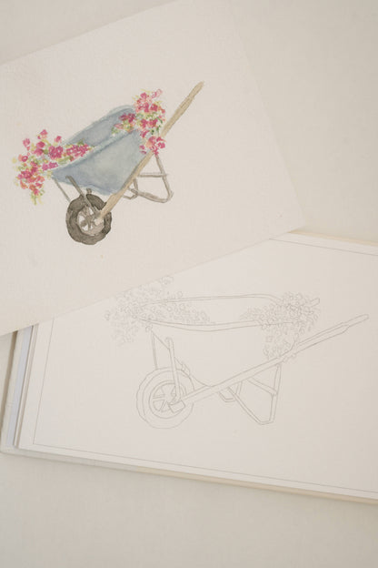 A Little Bit of Spring - Mini Watercoloring Book