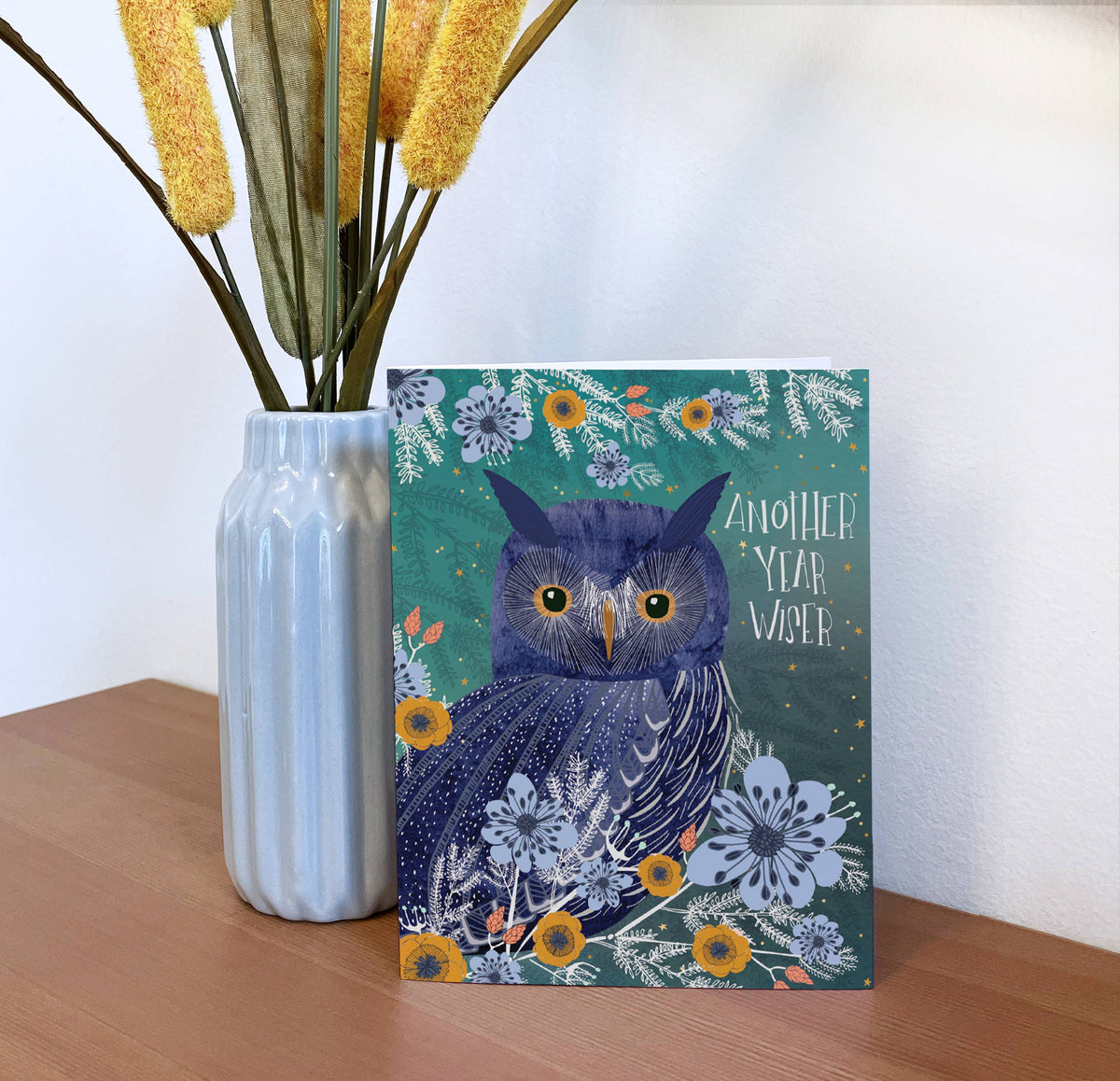 Wise Owl Birthday Card