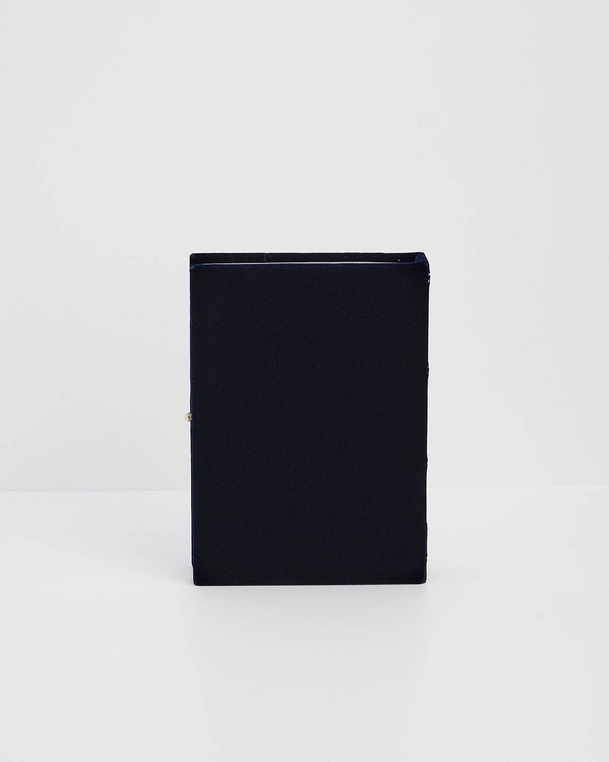 Florence Midnight Garden Embroidered Book Box in Navy Velvet