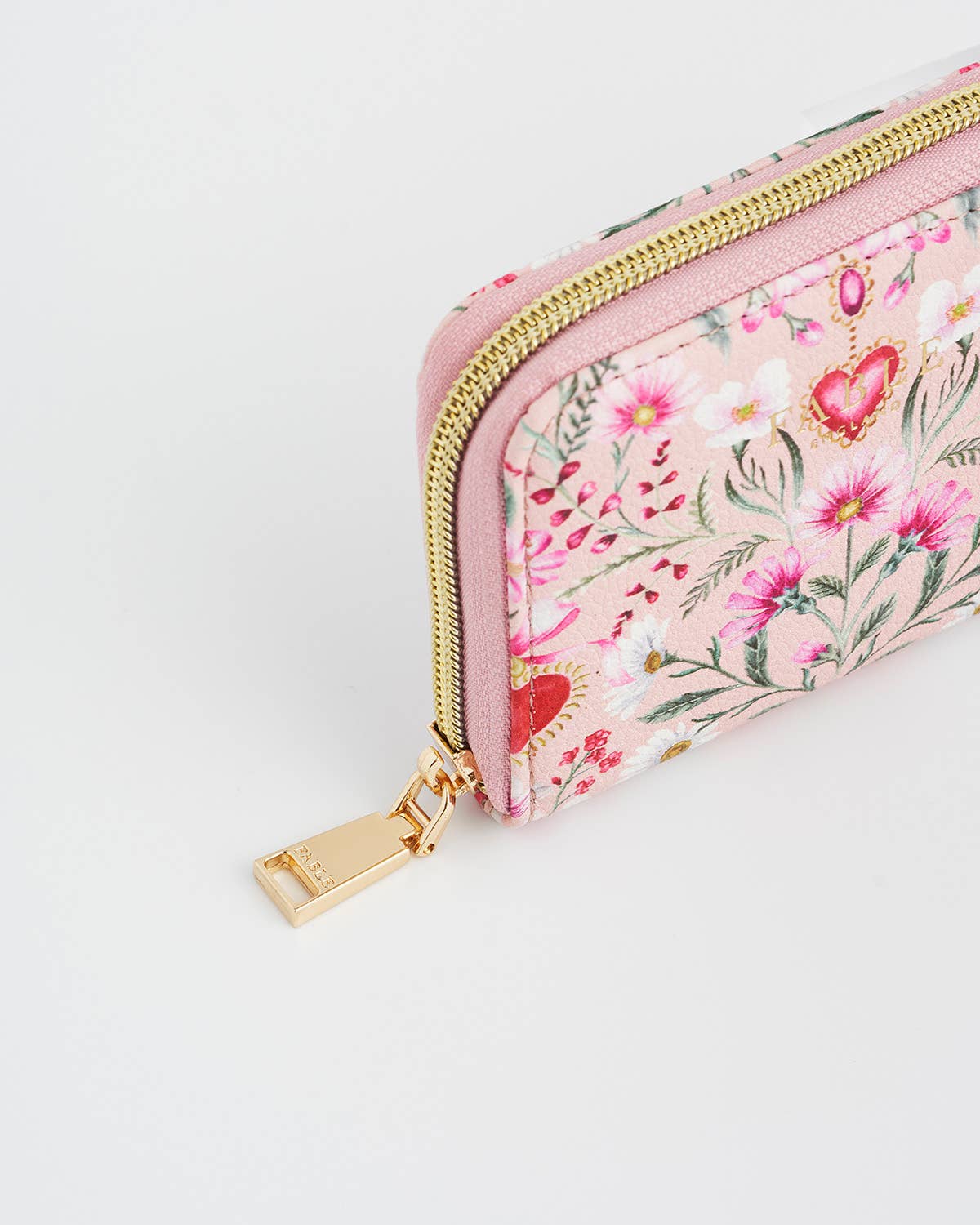 Floral Heart Pink Wallet