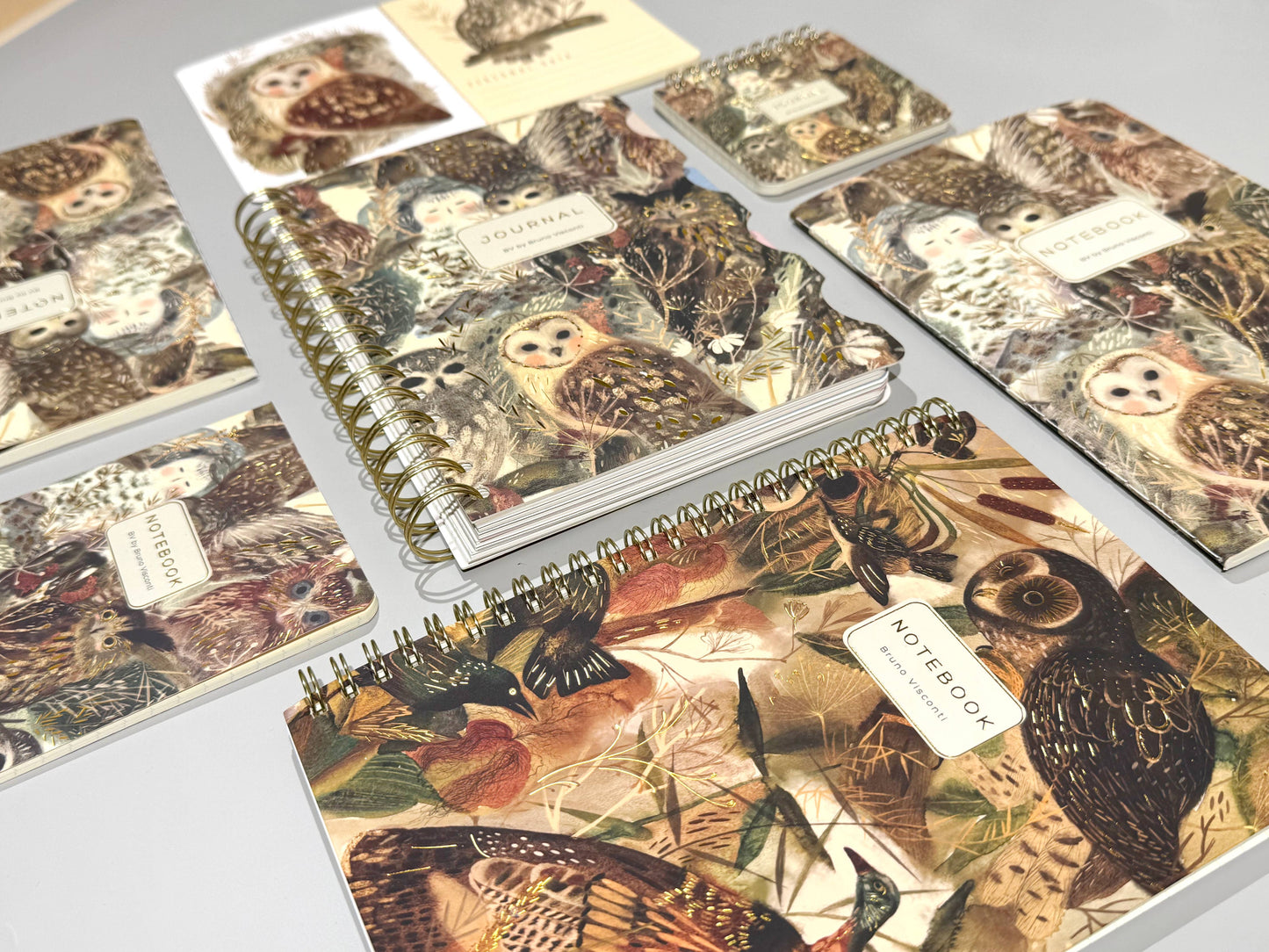 Owl Notebook (A6 Passport Notebook)