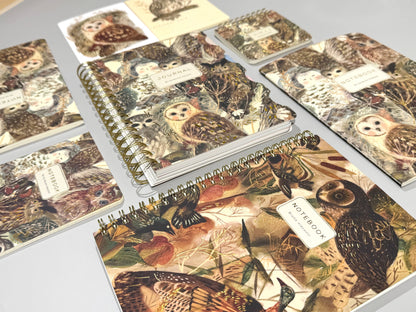 Owl Notebook (A6 Passport Notebook)