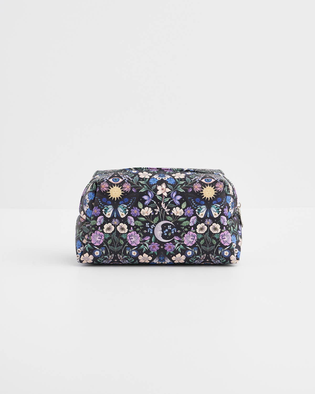 Selene Print Cosmetic Pouch in Navy
