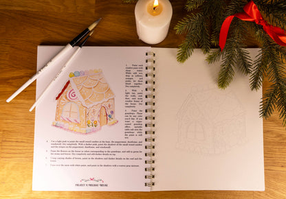 Christmas Watercolor Workbook