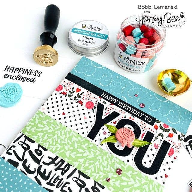Bee Creative - Wax Seal Stamper - Rose