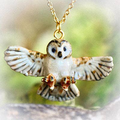 Barn Owl Necklace