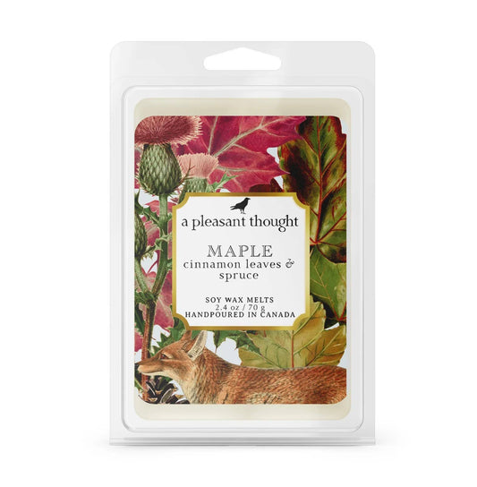 Maple | Cinnamon Leaves & Spruce-Scented Wax Melt Cubes