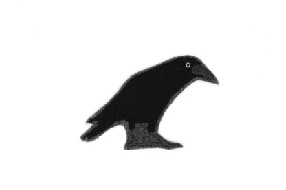 Little Raven Iron On Embroidered Patch
