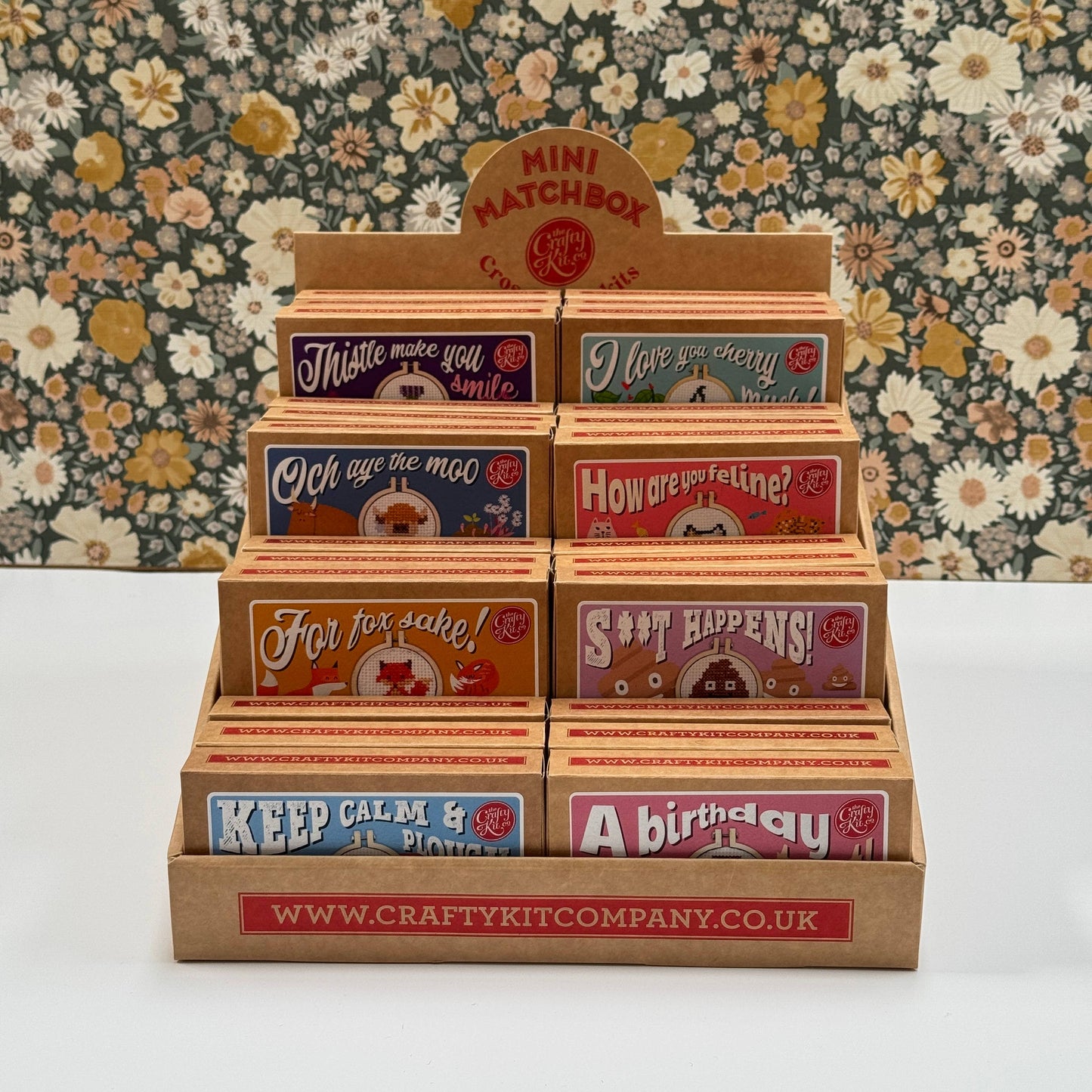 'For Fox Sake!' Mini Matchbox Cross Stitch Kit