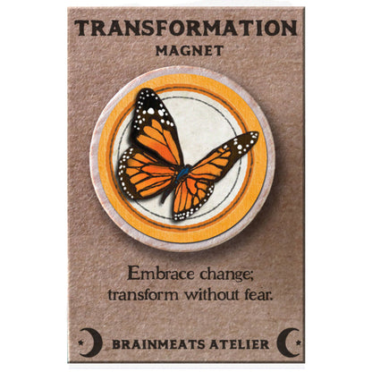 Transformation Magnet – Monarch Butterfly Token for Growth