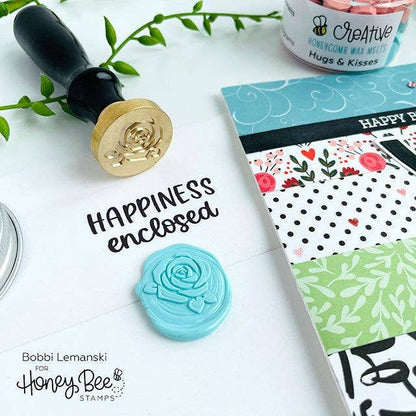 Bee Creative - Wax Seal Stamper - Rose