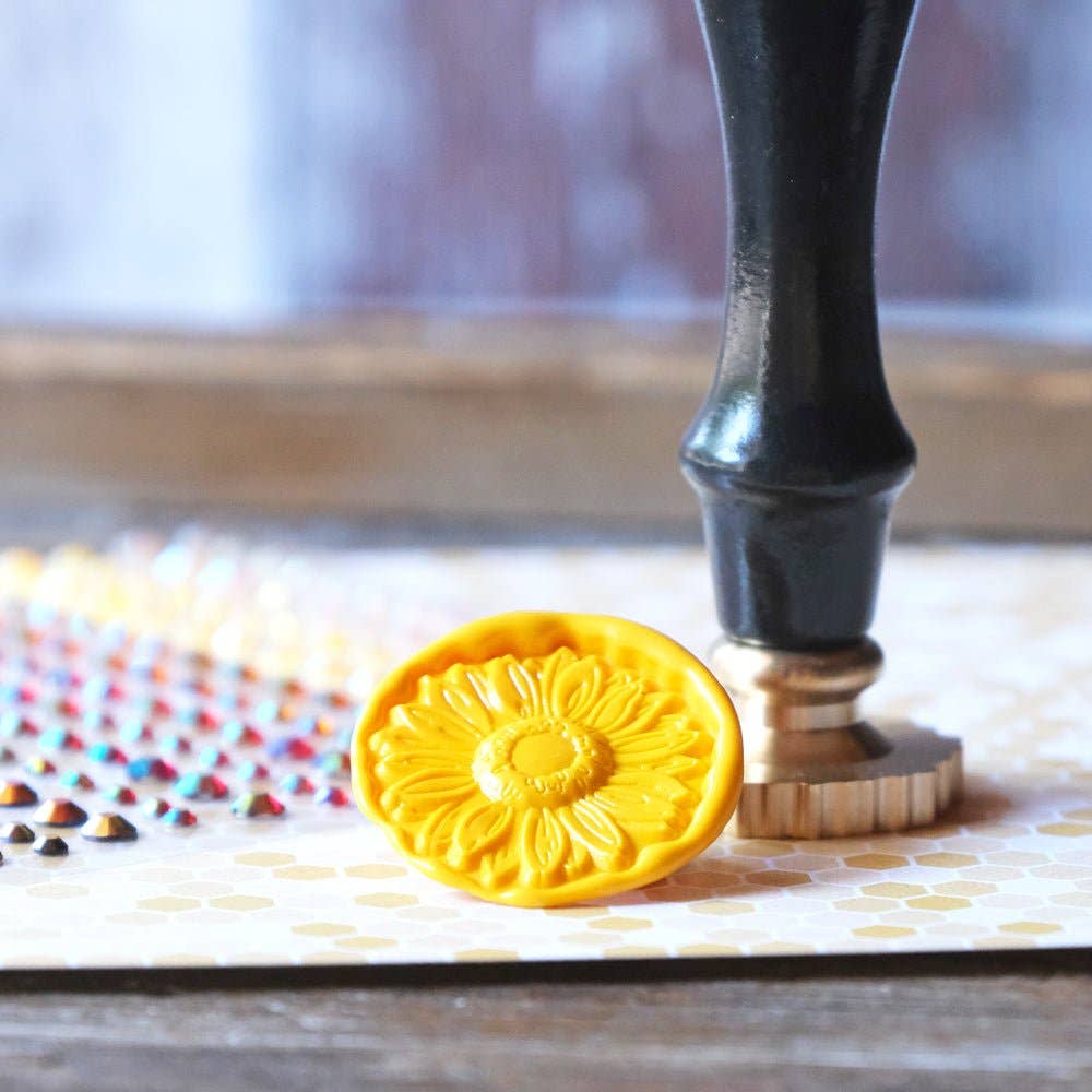 3D Sunflower - Wax Seal Stamper