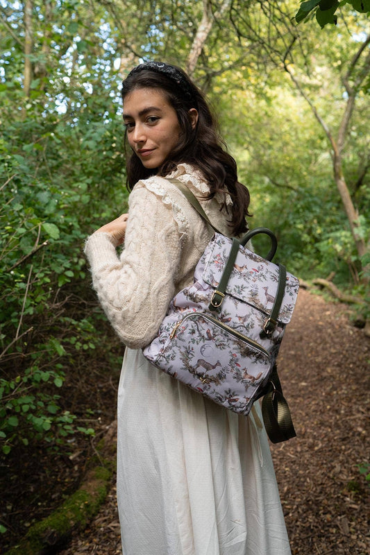 A Night's Tale Woodland Mini Backpack (Crystal Grey)