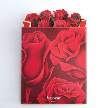 Red Roses Pop-Up Greeting Card