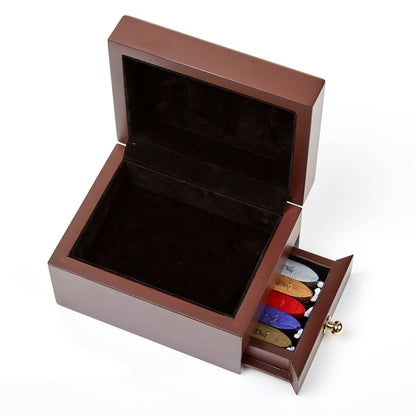 Wood Travel Box for Wax Seal Accessories