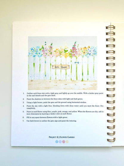 Cottage Core Watercolor Workbook