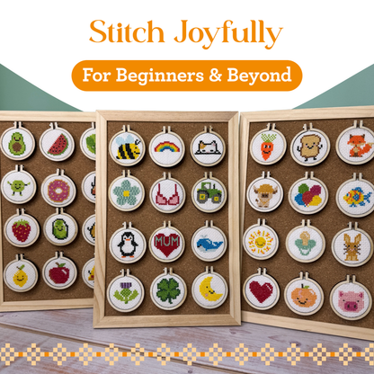'For Fox Sake!' Mini Matchbox Cross Stitch Kit
