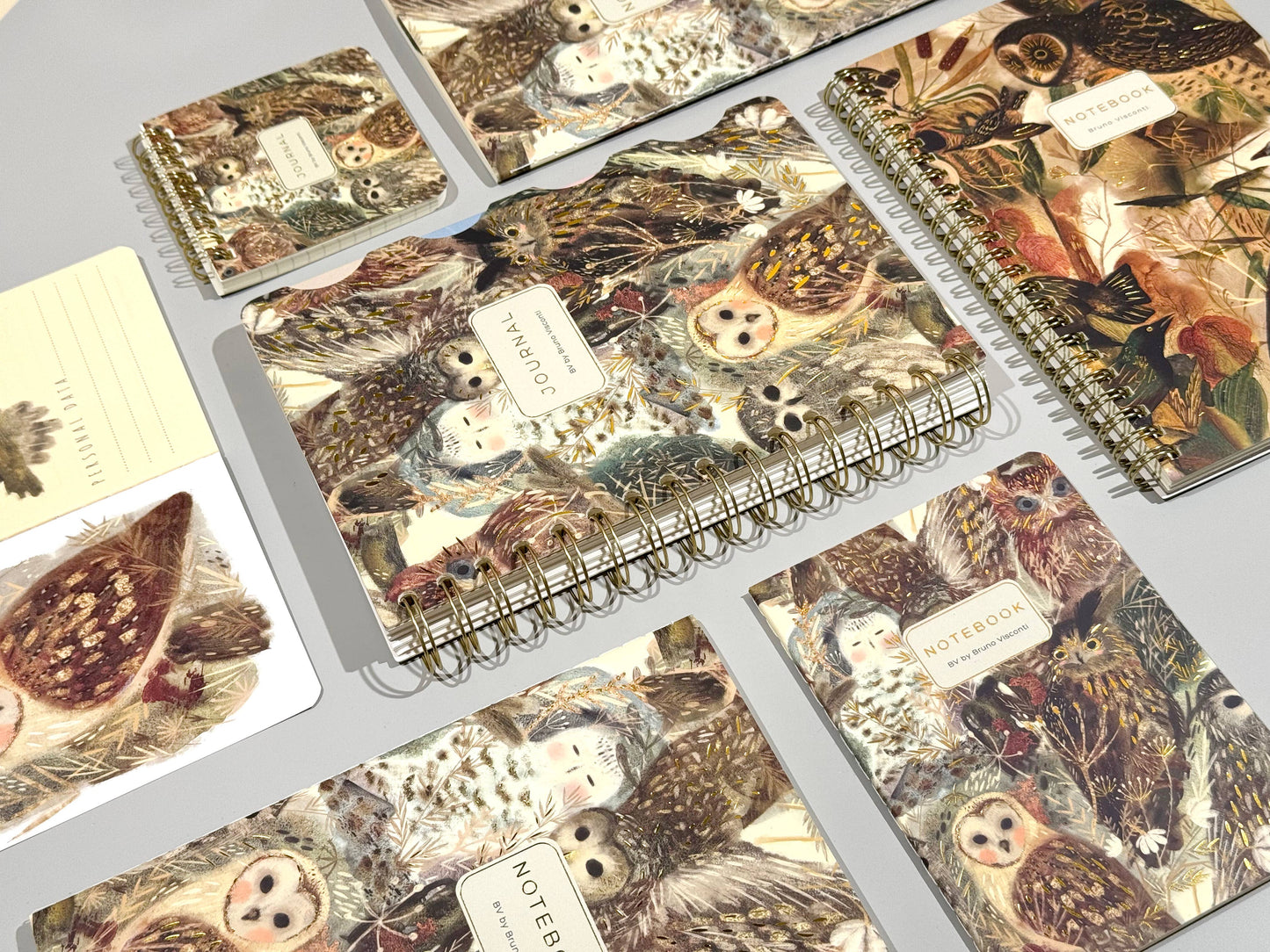 Owl Notebook (A6 Passport Notebook)