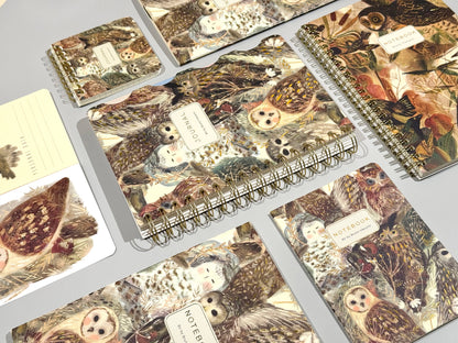 Owl Notebook (A6 Passport Notebook)