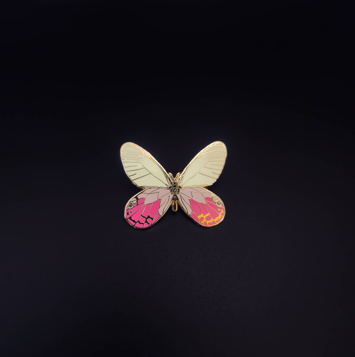 Aquarius - Zodiac Butterfly and Moth Pins- Blushing Phantom