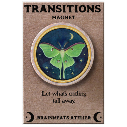 Transitions Magnet – Luna Moth Token for Renewal
