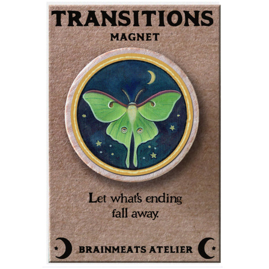 Transitions Magnet – Luna Moth Token for Renewal