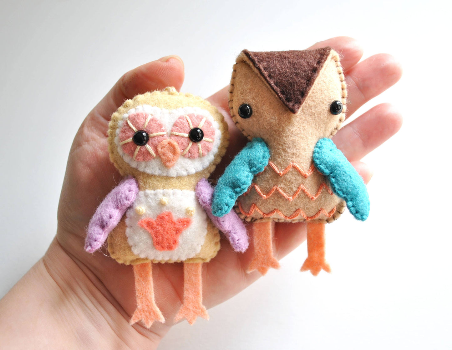 DIY Craft Kit - Owl Felt Ornament Craft Sewing Kit Cute Gift