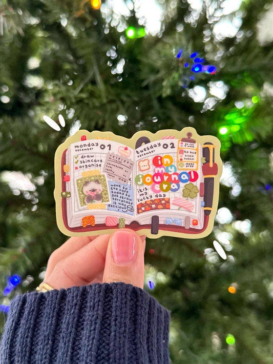 In My Journal Era Waterproof Matte Sticker Vinyl