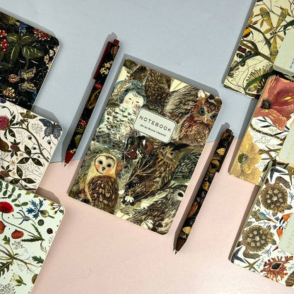Owl Notebook (A6 Passport Notebook)
