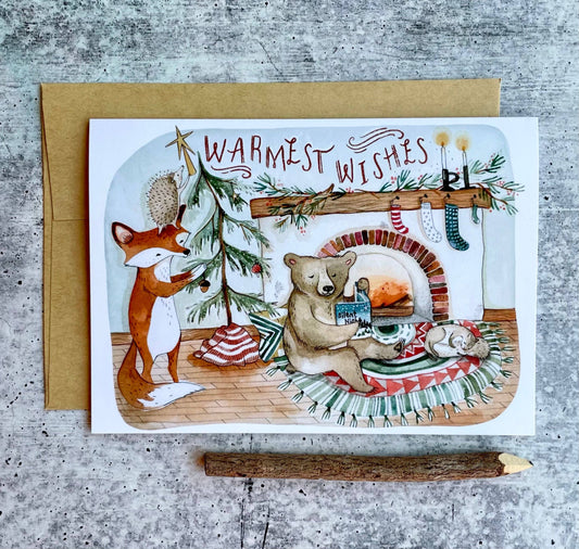 Warmest Wishes Christmas Card