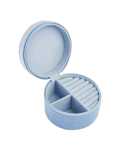 Fable x Peter Rabbit Blue Embroidered Circle Jewellery Box