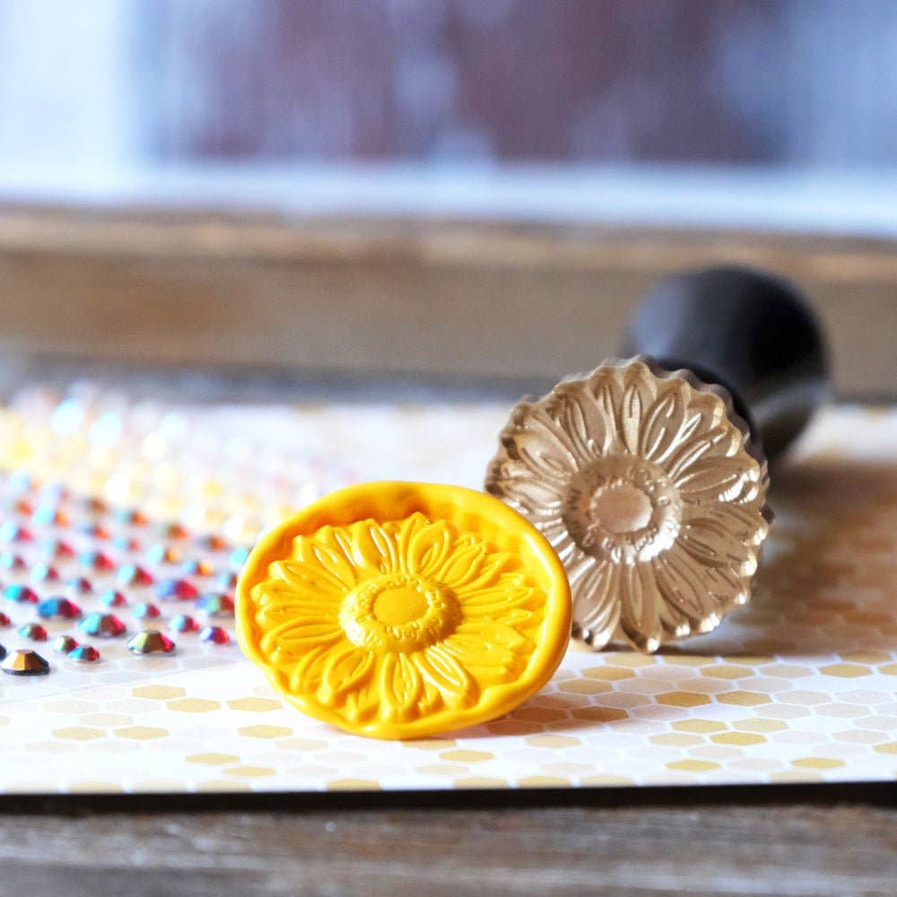 3D Sunflower - Wax Seal Stamper