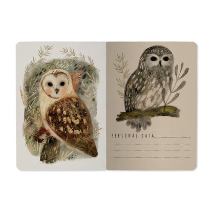 Owl Notebook (A6 Passport Notebook)