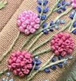 Spring Floral Embroidered Headband (Jasmine Collection)