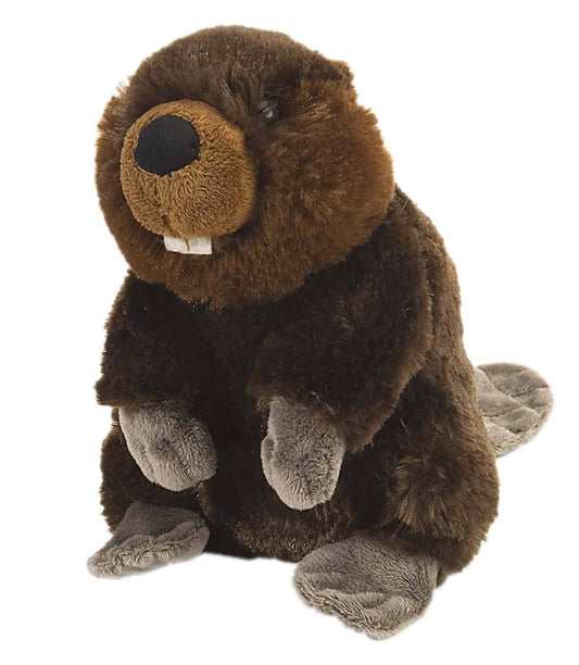 Mini castor de peluche de 8"