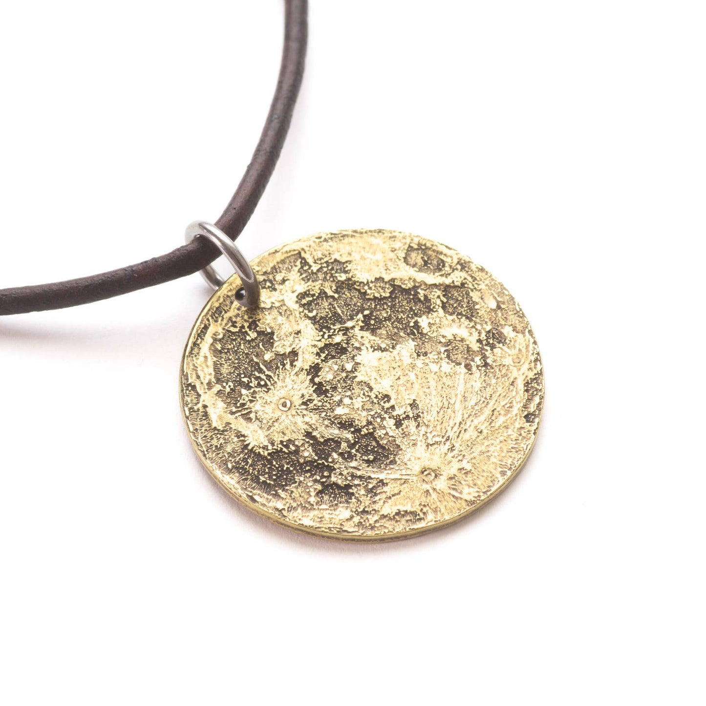 Harvest Moon Brass Necklace