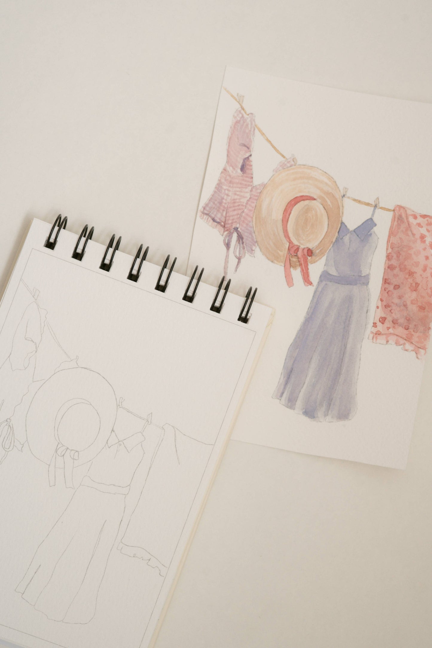 A Little Bit of Spring - Mini Watercoloring Book