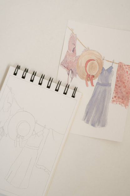 A Little Bit of Spring - Mini Watercoloring Book