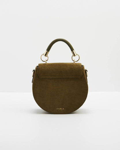 Charlotte Meadow Scene Embroidered Saddle Bag