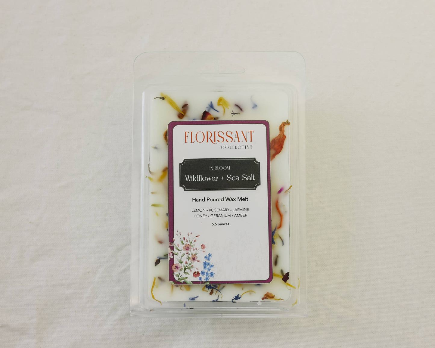 Wildflowers + Sea Salt Handcrafted Wax Melts