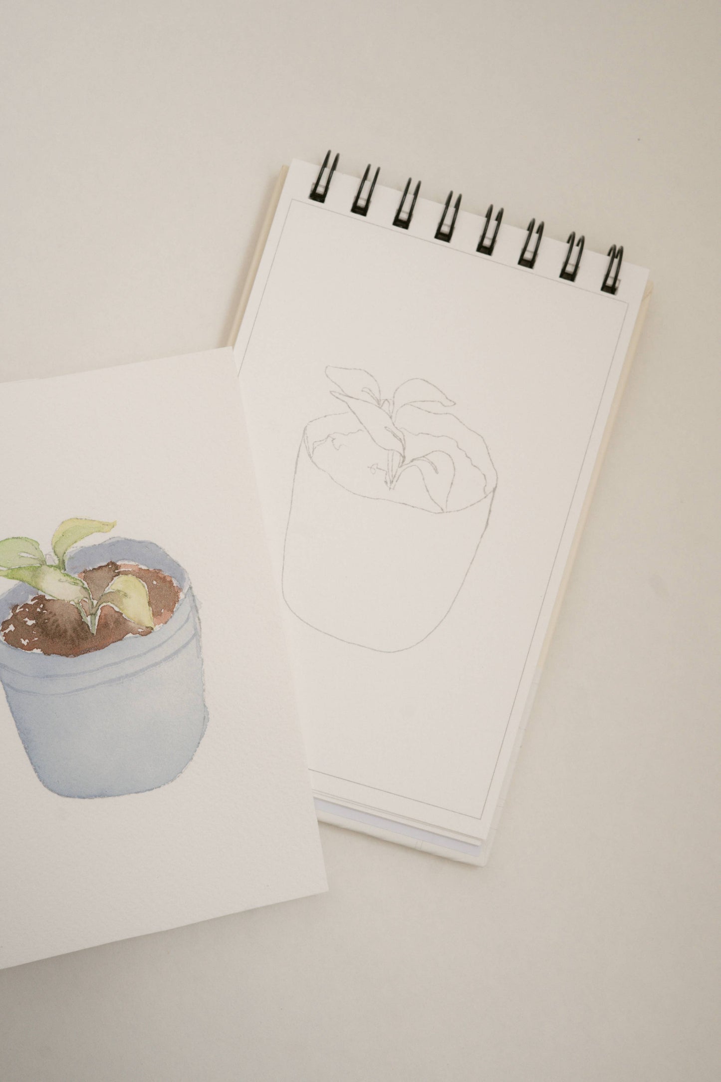 A Little Bit of Spring - Mini Watercoloring Book