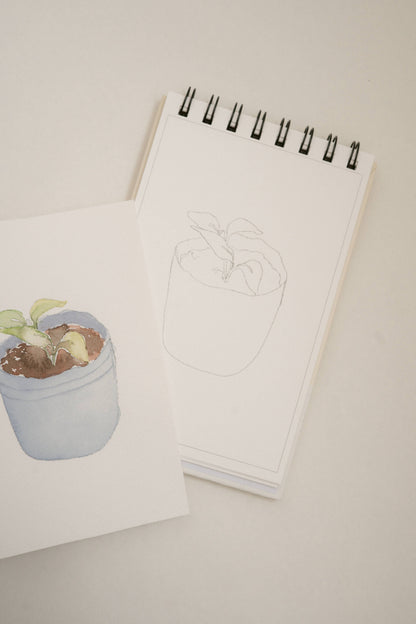 A Little Bit of Spring - Mini Watercoloring Book