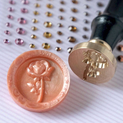 Rose Stem - Wax Seal Stamper