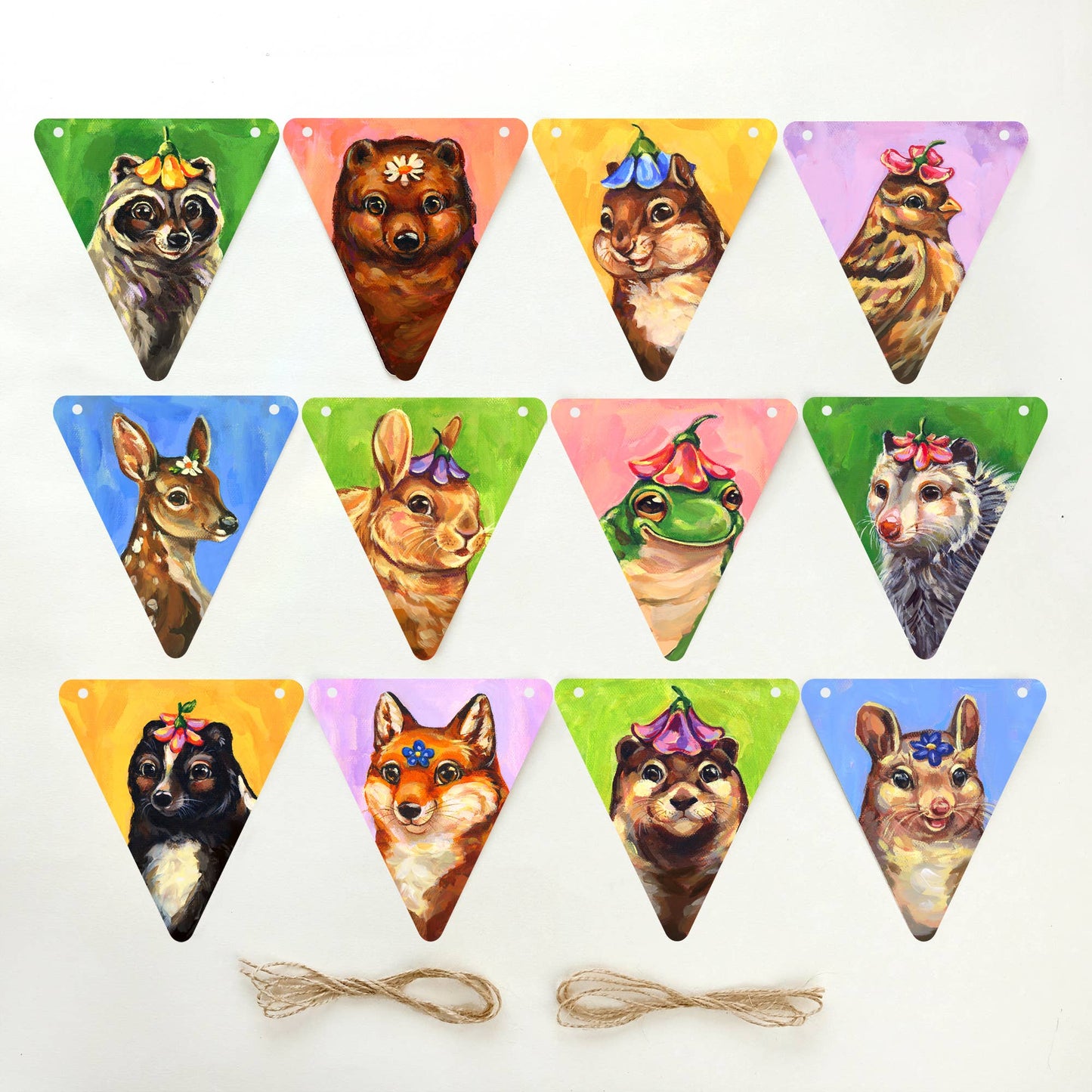 Animals Paper Garlands | DIY Craft Kit | Birthday Bunting