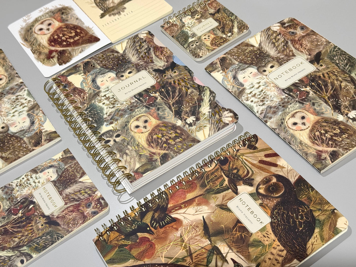 Owl Notebook (A6 Passport Notebook)