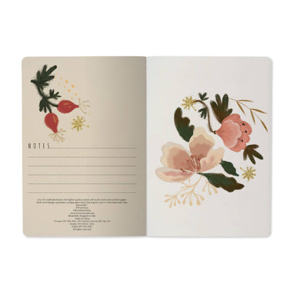 Bloom Flowers (A5 Notebook)