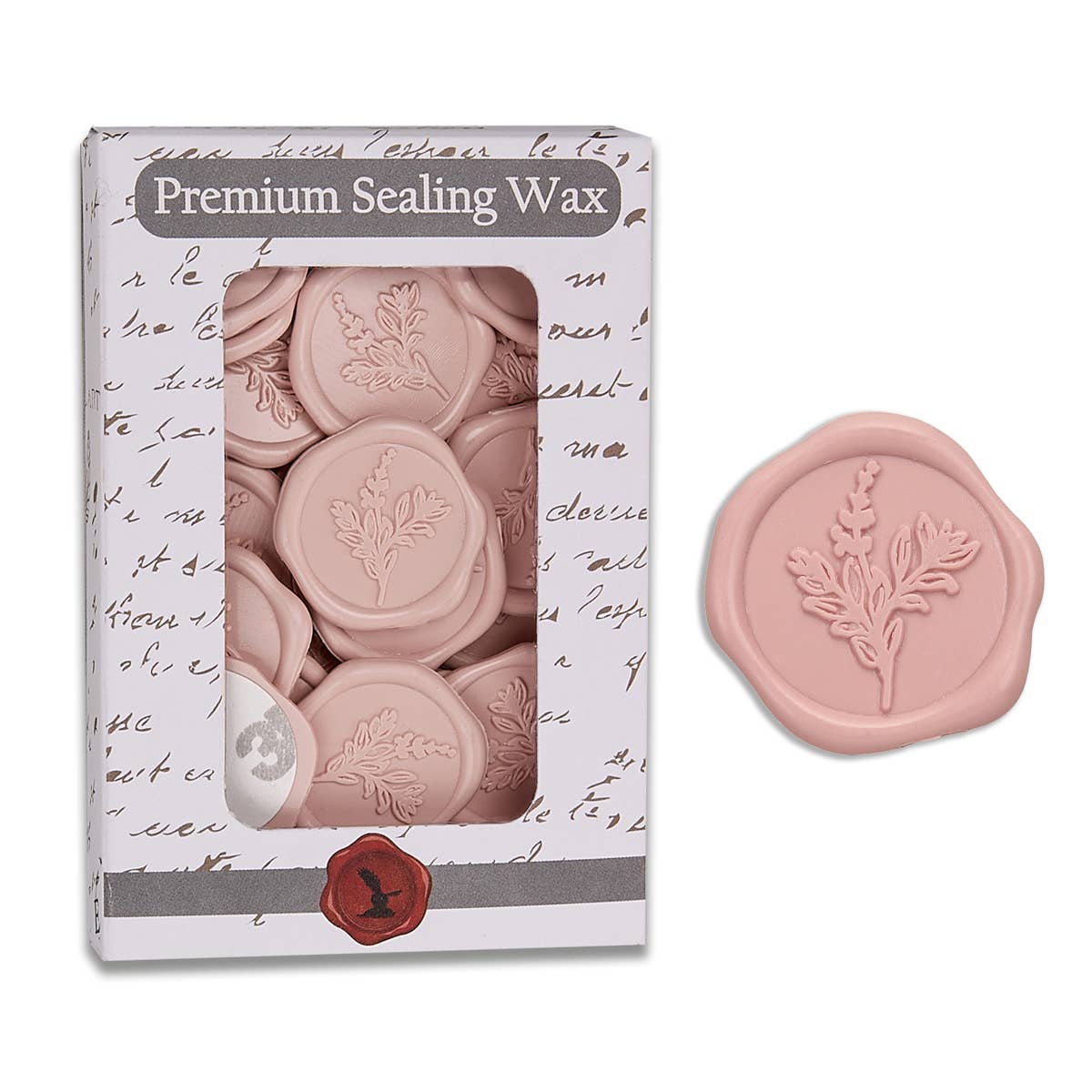 Botanical Adhesive Wax Seal Stickers 1 1/4" - 25 Pk