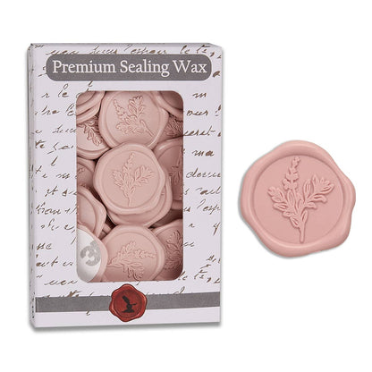 Botanical Adhesive Wax Seal Stickers 1 1/4" - 25 Pk