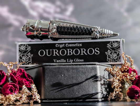 OUROBOROS (Silver Edition) - Black french vanilla lip gloss