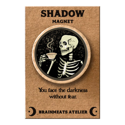 Shadow Magnet - Skeleton Sipping Tea